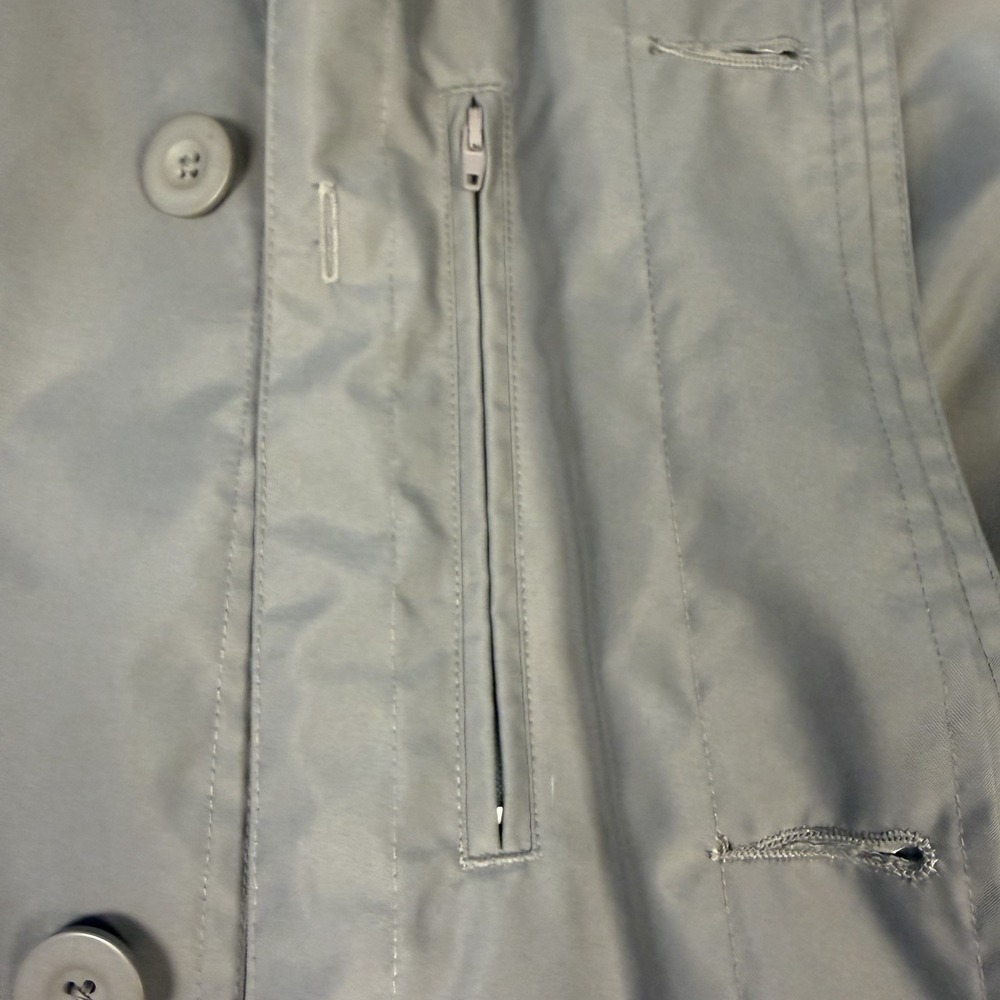 TravelSmith Trench Coat Men's‎ Medium Tan Vintage EUC - Picture 6 of 7